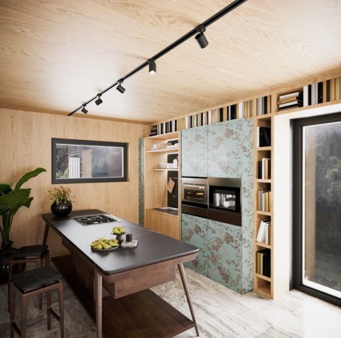 Zestaw oświetlenia szynowego Snow SET 1F czarny 4xGU10 Light Prestige