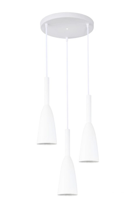 Lampa wisząca Solin wisząca 3xE27 biała LP-181/3P WH