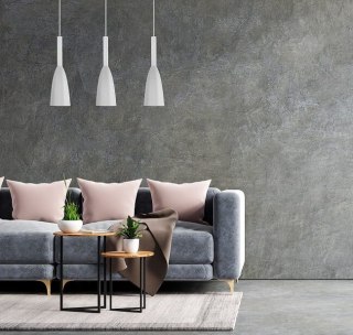 Lampa wisząca Solin wisząca 3xE27 biała LP-181/3L WH