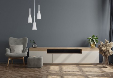Lampa wisząca Solin wisząca 1xE27 biała Light Prestige
