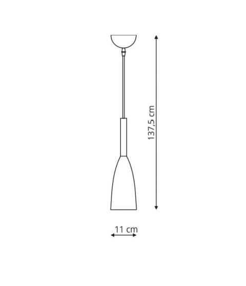 Lampa wisząca Solin wisząca 1xE27 biała Light Prestige