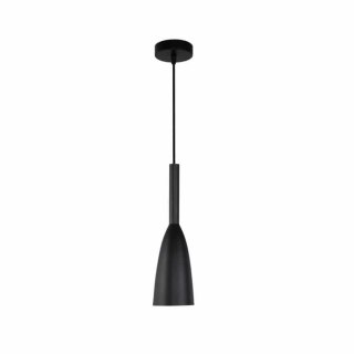 Lampa wisząca Solin 1 czarna 1xE27 Light Prestige