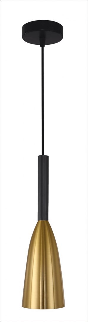 Lampa wisząca Solin wisząca 1xE27 złota LP-181/1P GD
